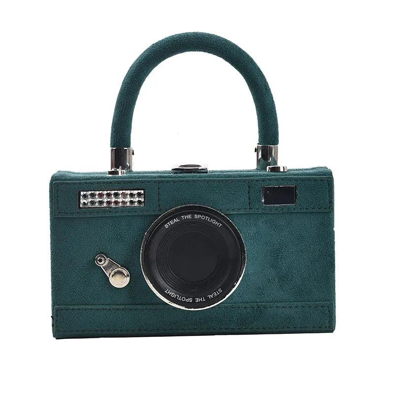 Camera-Inspired Clutch | Chic Ladies' Compact Crossbody Bag | Petite Shoulder Bag Purse